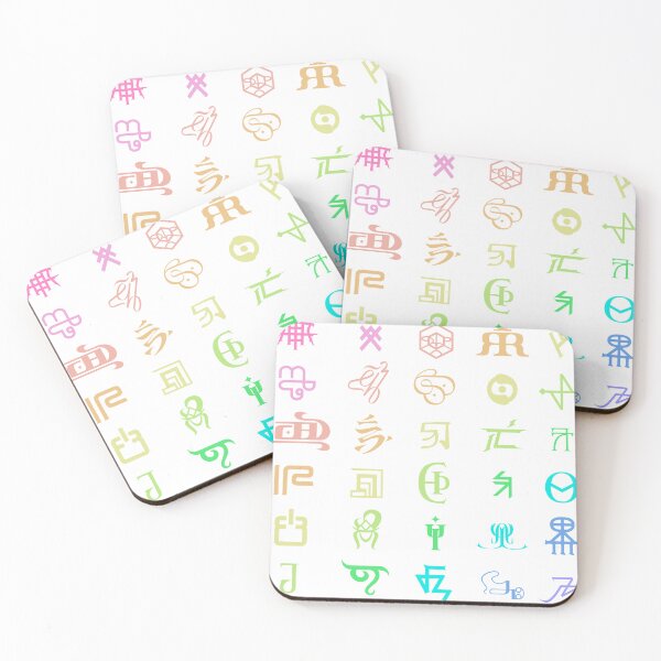 Item preview, Conlang Glyph Print designed and sold by LangTime Studio.