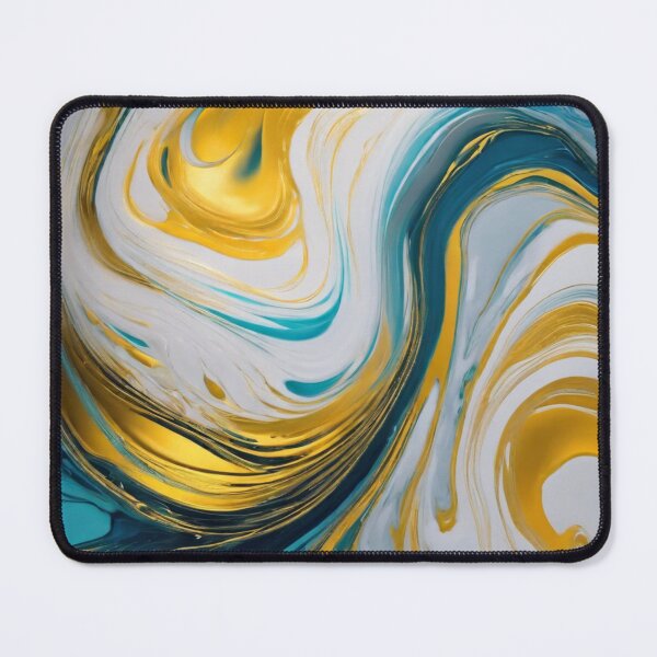 Item preview, Gold and Blue Waves  designed and sold by Tesh25.