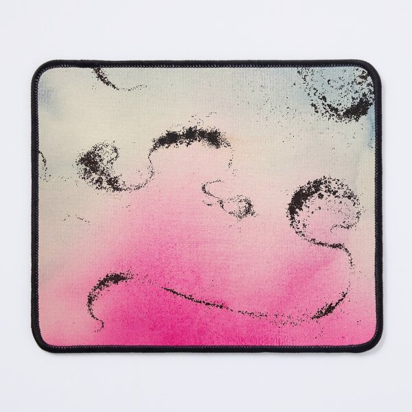 Item preview, Hot pink sunset with starling murmuration designed and sold by teresabird.