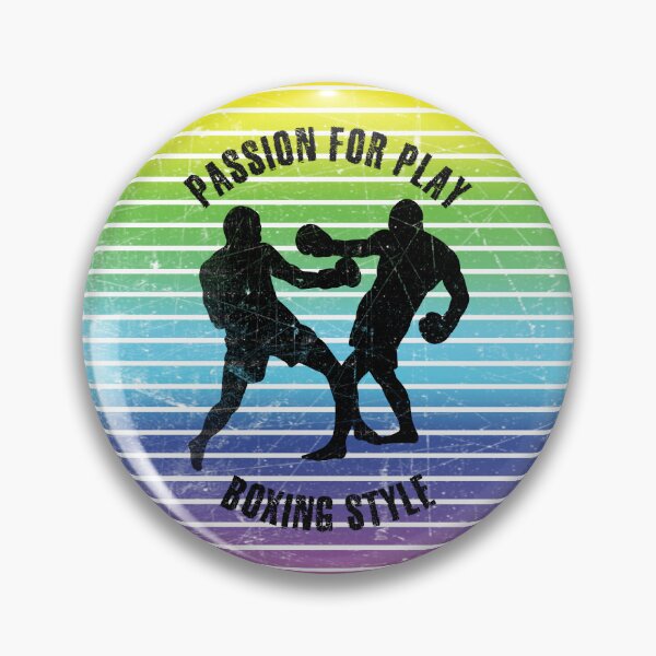 Item preview, Black silhouettes of men training boxing against the background of rainbow stripes designed and sold by HarridanCreates.