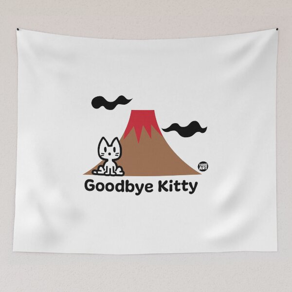 Aperçu de l'œuvre GOODBYE KITTY - VOLCANO créée et vendue par TODD GOLDMAN.