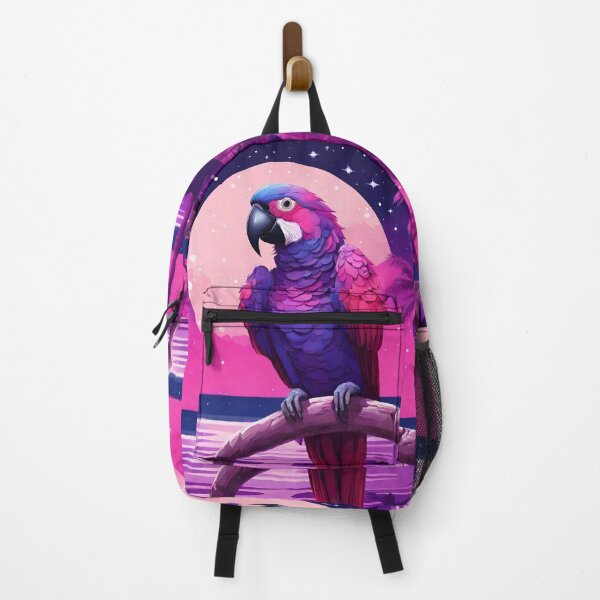 Item preview, Copy of Parrot and palms at evening, sky fall of stars, exotic vibes designed and sold by Sugar Wisdom .