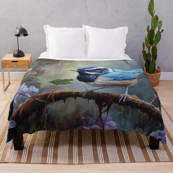 Item preview, Australian Blue Wren. designed and sold by ArtbyJanineTate.