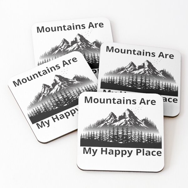 Item preview, Mountains Are My Happy Place designed and sold by martindesignden.