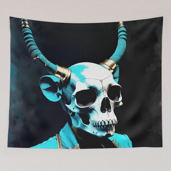 Item preview, Turquoise Rebel, Warrior skull designed and sold by filusattila.