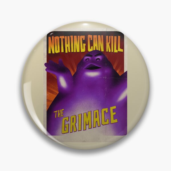 Item preview, Nothing can kill the Grimace! propaganda poster designed and sold by MunkeeWear.