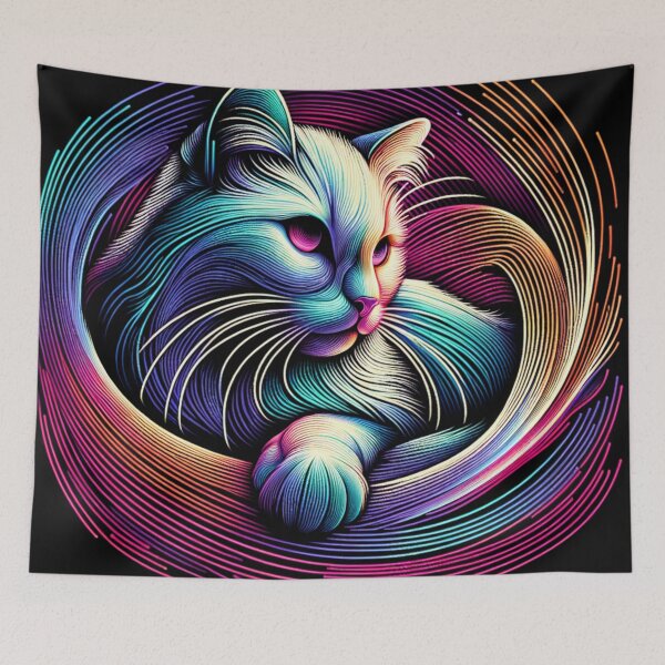 Item preview, Neon Feline Elegance designed and sold by T-NeonSt.