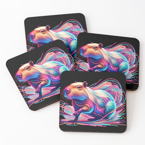 Item preview, Neon Capybara Dreams designed and sold by T-NeonSt.
