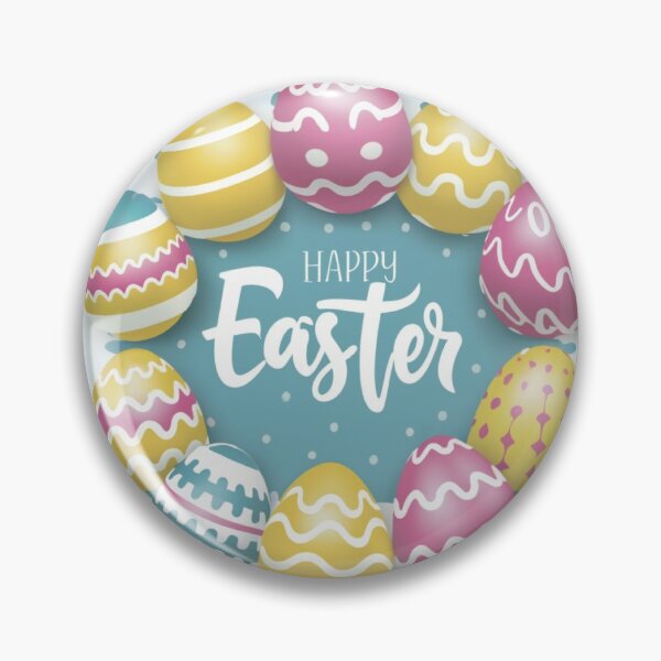 Item preview, Happy easter pastel colors Eggs designed and sold by Rosa Elena Albornoz Mendez.