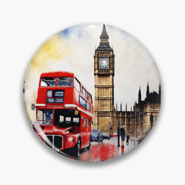 Item preview, London - Big Ben and Red Bus designed and sold by Freya-Designer.