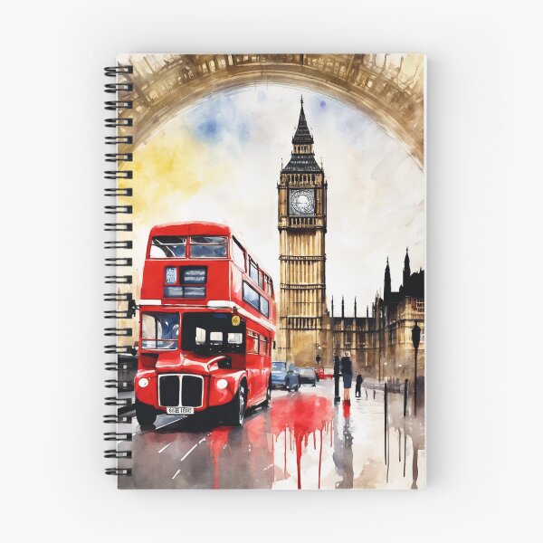 Item preview, London - Big Ben and Red Bus designed and sold by Freya-Designer.