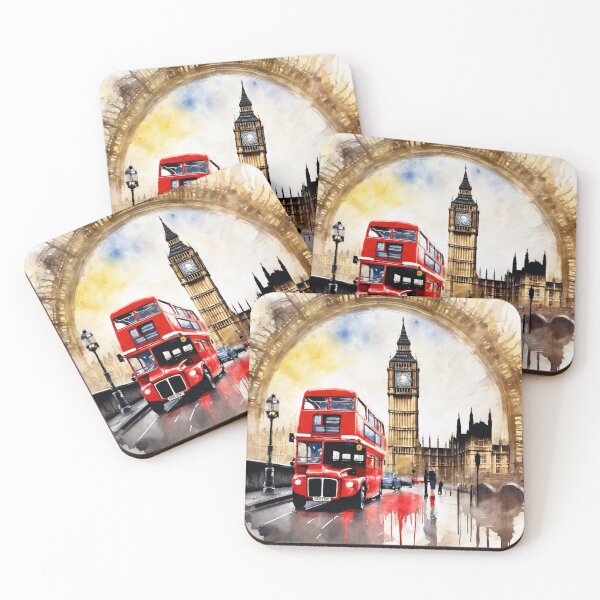 Item preview, London - Big Ben and Red Bus designed and sold by Freya-Designer.