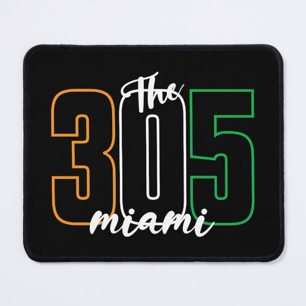 Item preview, 305 Miami Typography Art designed and sold by patriotwardrobe.
