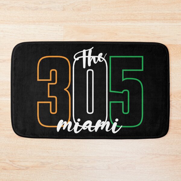 Item preview, 305 Miami Typography Art designed and sold by patriotwardrobe.