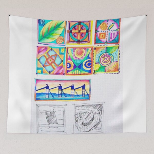 Item preview, abstract city  designed and sold by Tereza Pilar  Art.