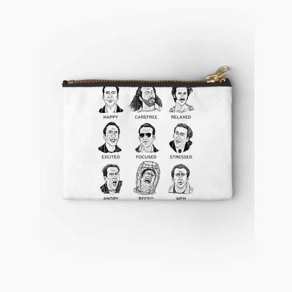 Item preview, The Many Moods of Nicolas Cage designed and sold by silkdegreestees.