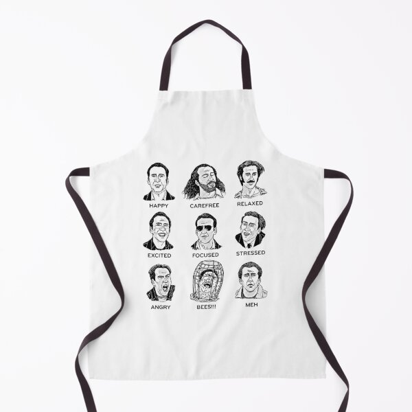 Item preview, The Many Moods of Nicolas Cage designed and sold by silkdegreestees.