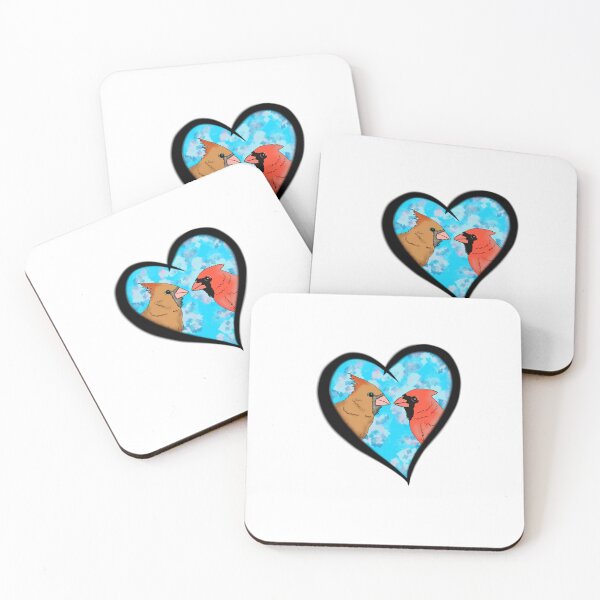 Item preview, Two Cardinals in Love designed and sold by funkyfunn.