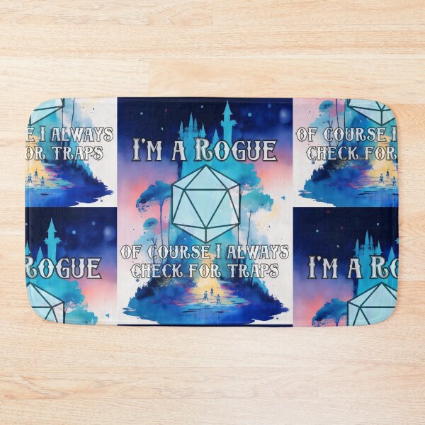 Item preview, DnD Rogues' Tactics: Always Check for Traps "I'm a Rogue..." designed and sold by MillennialVibe.
