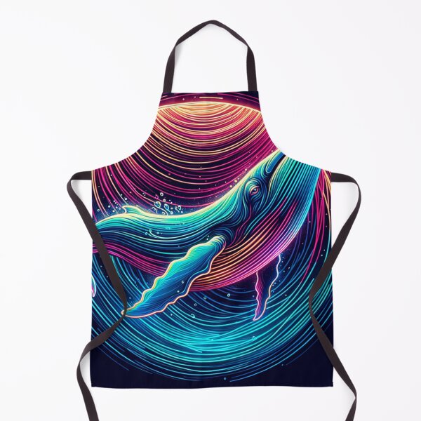 Item preview, Neon Whale Art designed and sold by T-NeonSt.