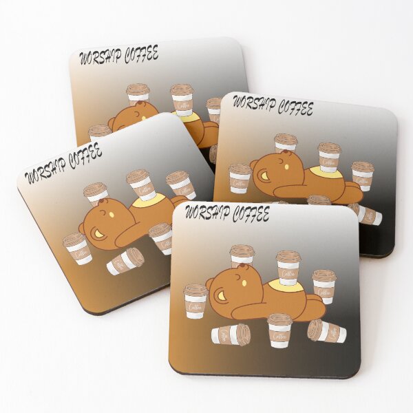 Item preview, Worship Coffee Tedddy . I Love Coffee designed and sold by paintingshouse0.