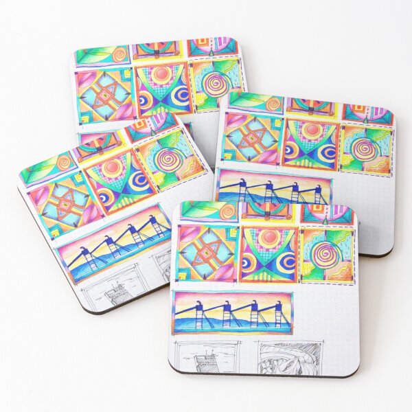 Item preview, abstract city  designed and sold by Tereza Pilar  Art.