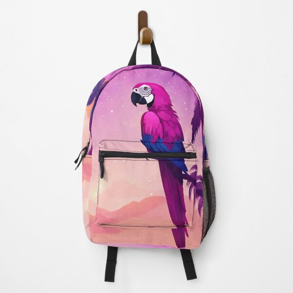 Item preview, Copy of Parrot and palms at evening, sky fall of stars, exotic vibes designed and sold by Sugar Wisdom .