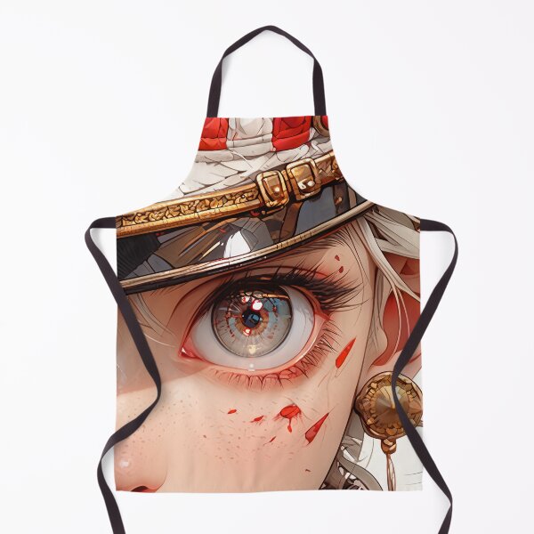 Item preview, Intense Battle Scarred Anime Girl Eye designed and sold by bubblegoth.