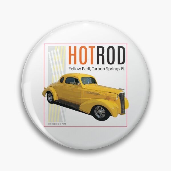 Item preview, Yellow Peril Hotrod from Robert Hills designed and sold by Robert Hills.