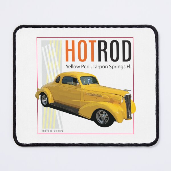 Item preview, Yellow Peril Hotrod from Robert Hills designed and sold by Robert Hills.