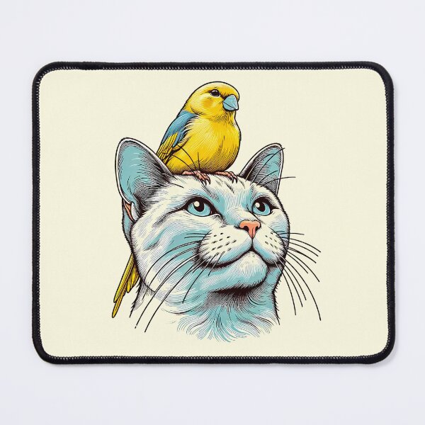 Item preview, Harmony Perched: The Cat & Canary Connection designed and sold by TriarArt.