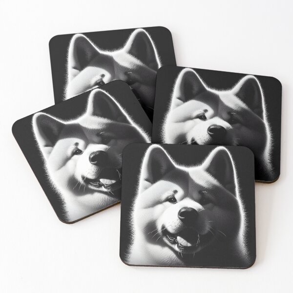 Aperçu de l'œuvre Brushed by Akita Inspiration créée et vendue par PawspectCreate.