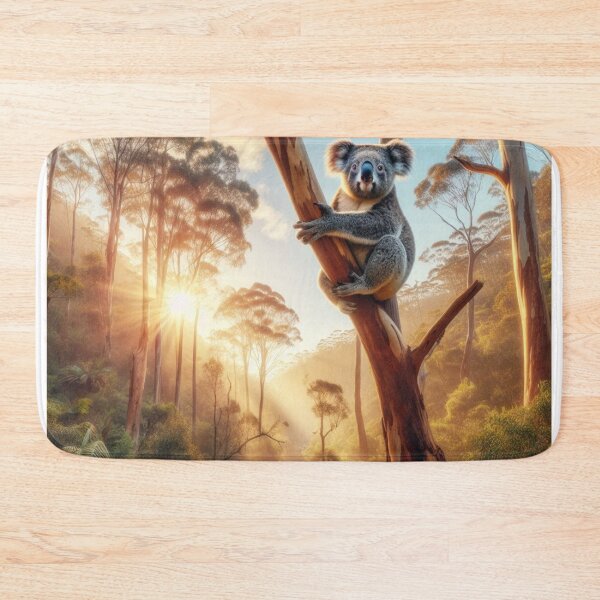 Item preview, Eucalyptus Cuddler - Koala's Serene Treetop Repose designed and sold by ProgressMagnet.