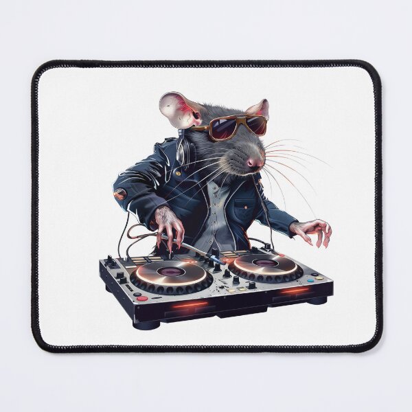 Item preview, Cool Rat DJ in a Leather Jacket designed and sold by Chugai.
