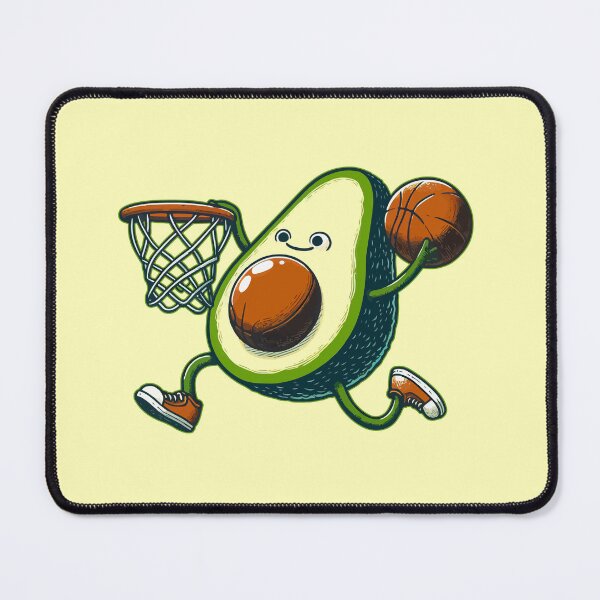 Item preview, Cute Kawaii Avocado Fruit Basketball designed and sold by TomFrontierArt.