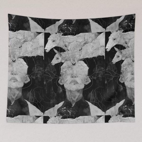 Item preview, Animals protector BW designed and sold by Chrisees.