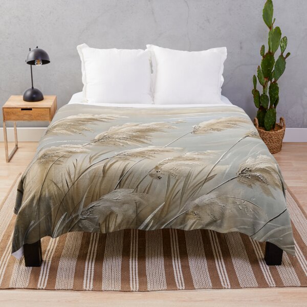 Item preview,  Sea Oats by the Ocean Neutral Print designed and sold by MargaretWiktor.