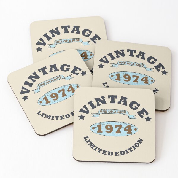 Item preview, Born in 1974 vintage retro classic birthday designed and sold by Alexaltay.