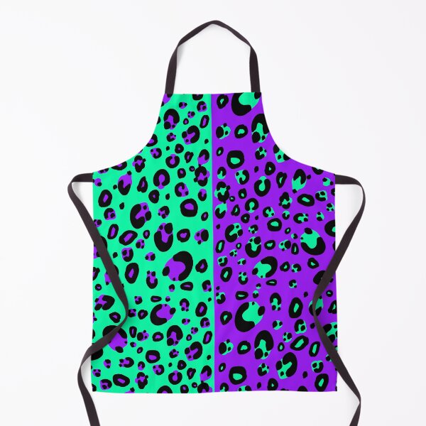 Item preview, Electric Split Leopard Print (Purple and Teal) designed and sold by JanGrackle.