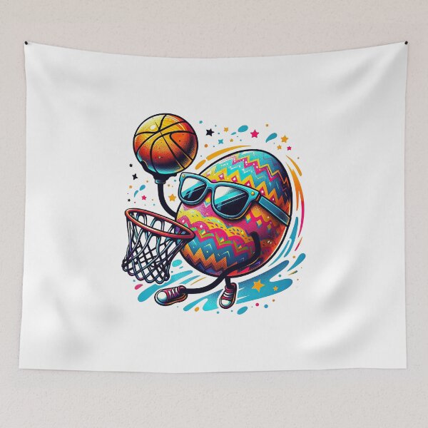 Item preview, Basketball Player Easter Egg Funny Sports Boys Kids T-Shirt designed and sold by MAPDDesigns.