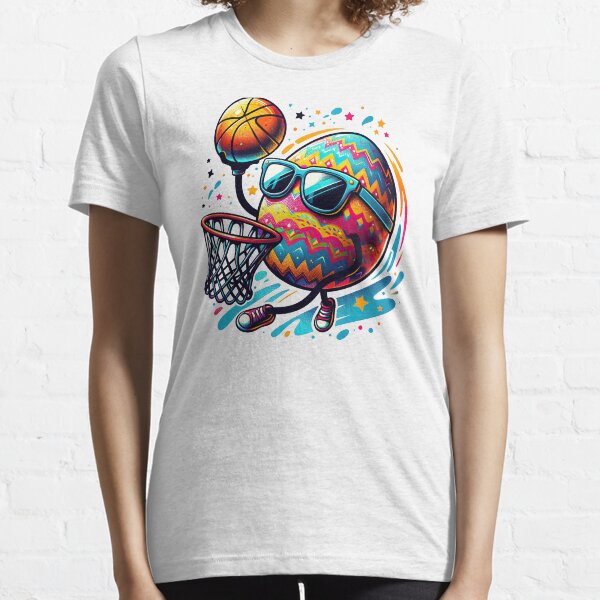 Item preview, Basketball Player Easter Egg Funny Sports Boys Kids T-Shirt designed and sold by MAPDDesigns.