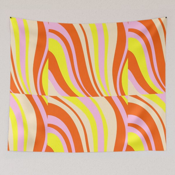 Item preview, Groovy Hippie Wavy Trippy Pattern 3 Comforter designed and sold by LLdreams.