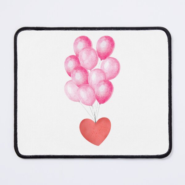 Item preview, Cute uplifting balloons that lift red heart designed and sold by EMMonovi.