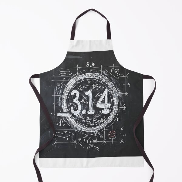 Item preview, Pi Elegance in Monochrome- A Thought-Provoking White on Black Design for Pi Day designed and sold by OlfactoART Studio.