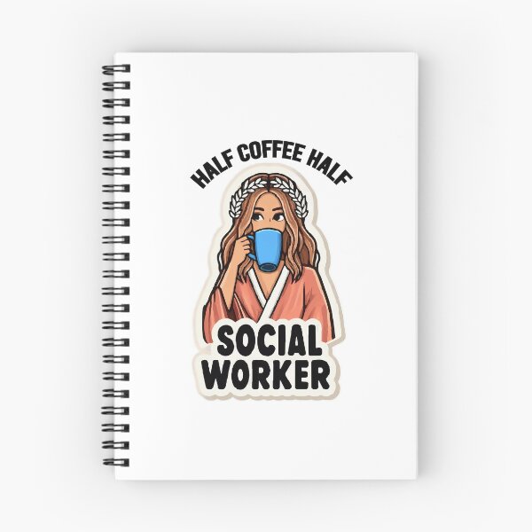 Item preview, Half Social Worker Half Coffee designed and sold by Empiredesigner3.