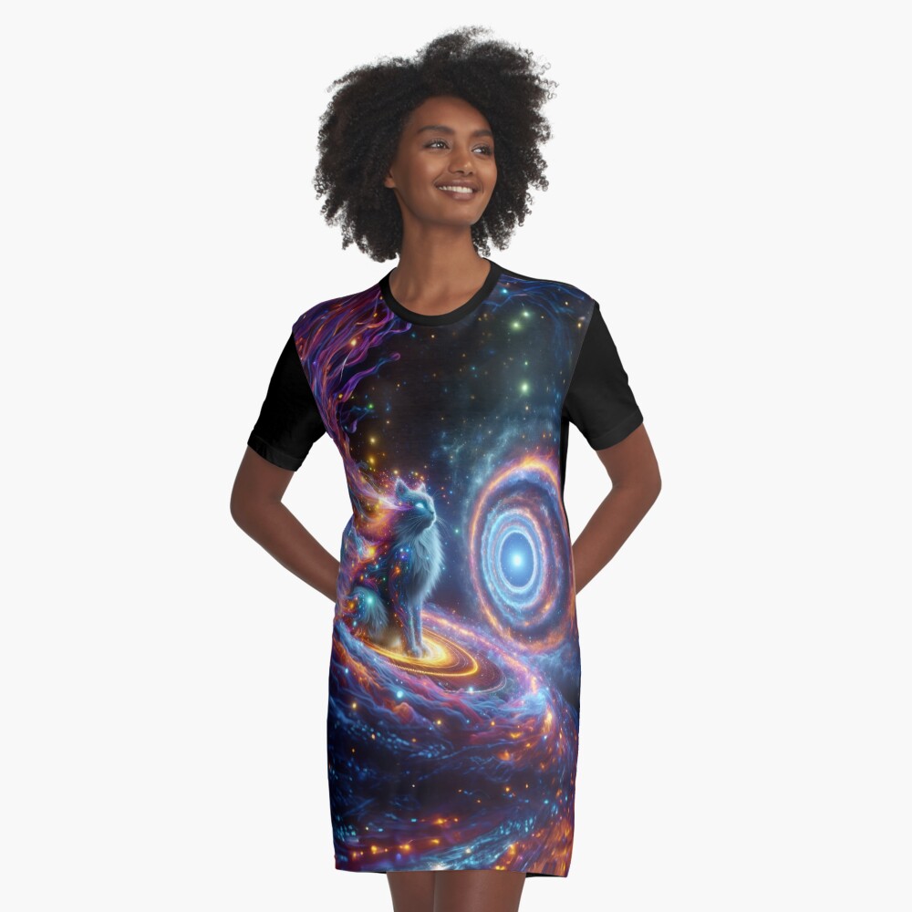 Item preview, Graphic T-Shirt Dress designed and sold by thomasdatt.