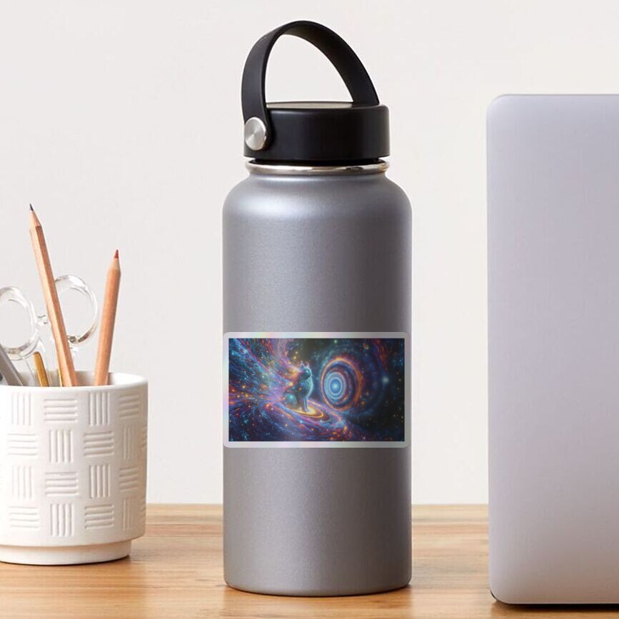 Item preview, Holographic Sticker designed and sold by thomasdatt.
