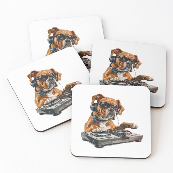 Item preview, Dog DJ with some mixing decks designed and sold by Chugai.