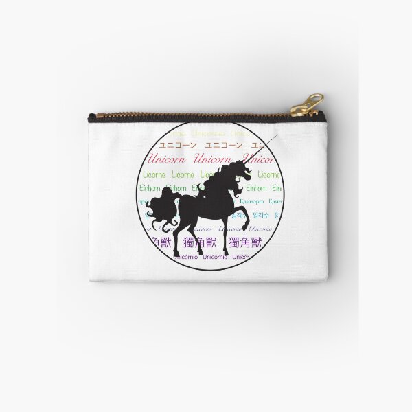 Item preview, Black Unicorn design with color text different languages designed and sold by alexmenar.
