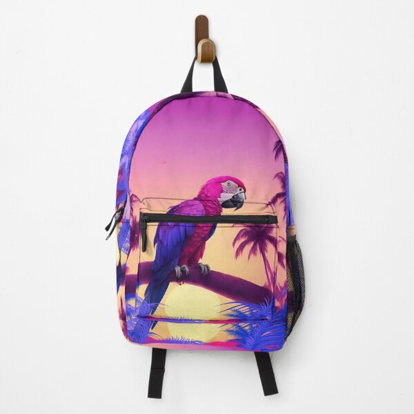 Item preview, Copy of Parrot and palms at evening, sky fall of stars, exotic vibes designed and sold by Sugar Wisdom .